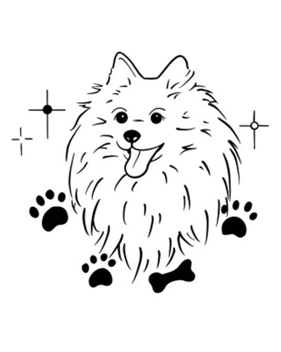 Samoyed's Smile tattoo design