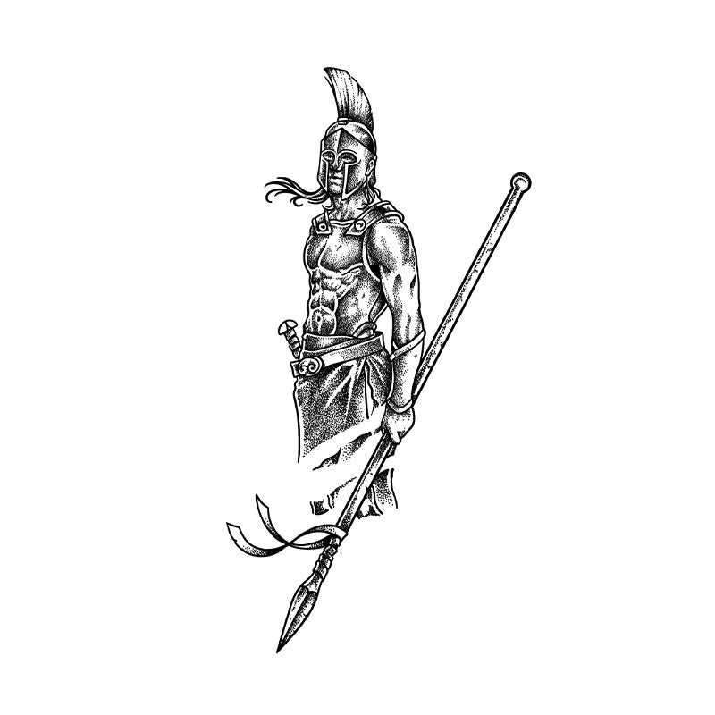 Spartan Warrior-InkOMG