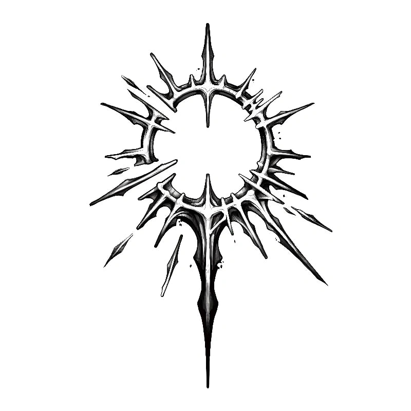 Spiked Halo Sigil-InkOMG