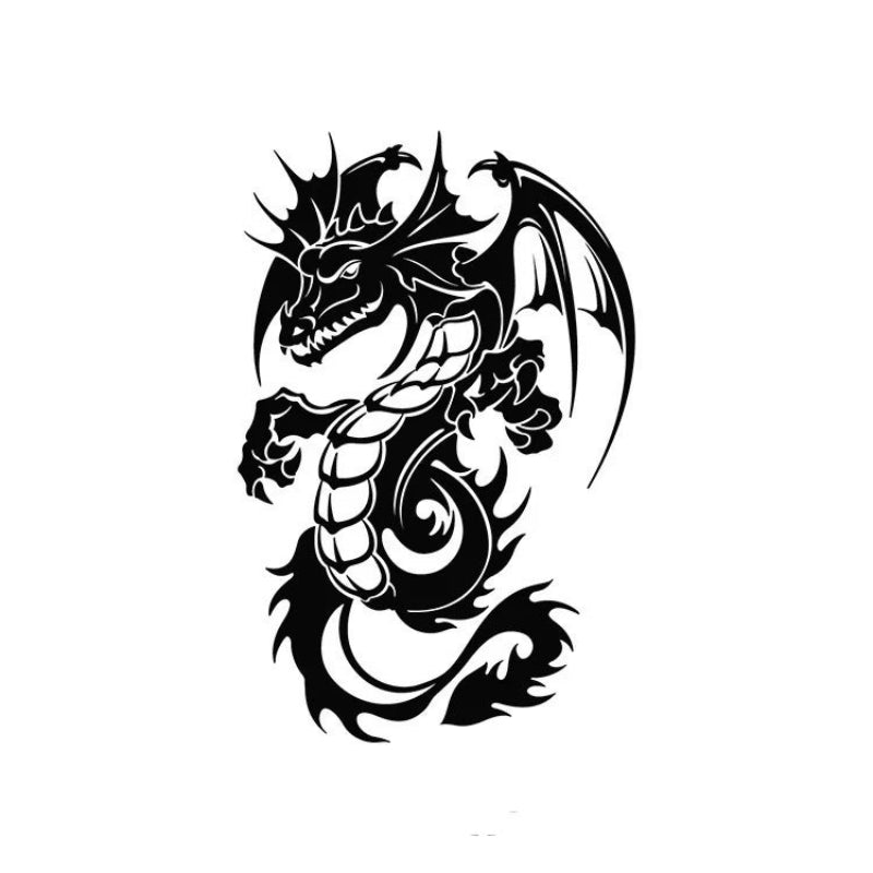 Tribal Dragon Totem-InkOMG