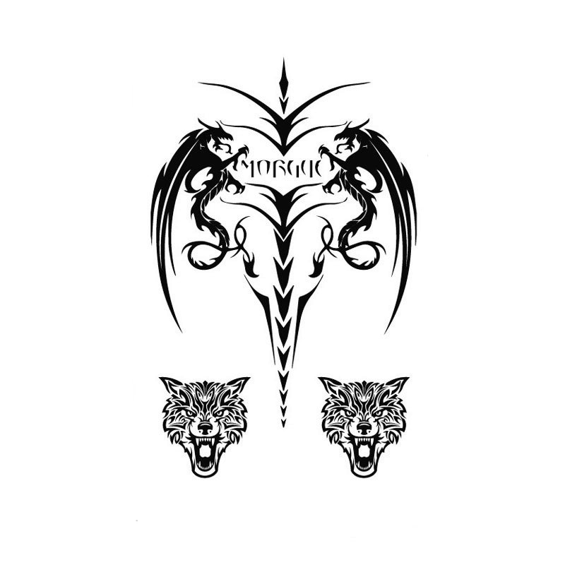 Twin Dragons Crest-InkOMG