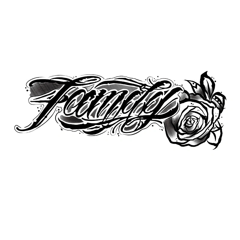 Family (Word Tattoo)