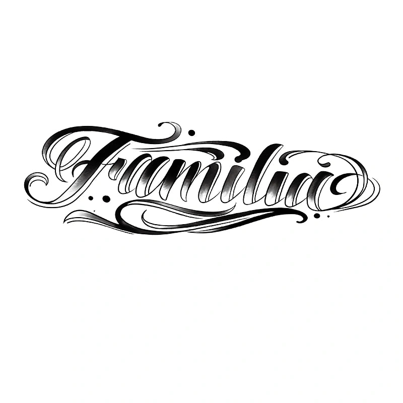 Familia (Worttattoo)