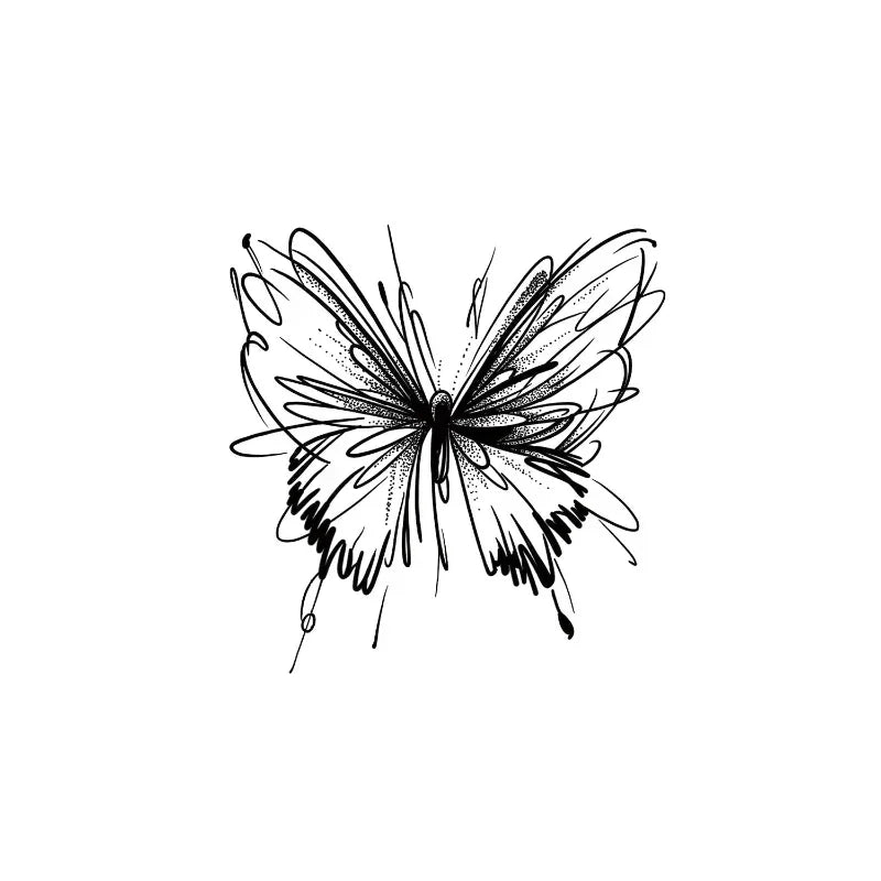 Abstract Ink Butterfly - InkOMG