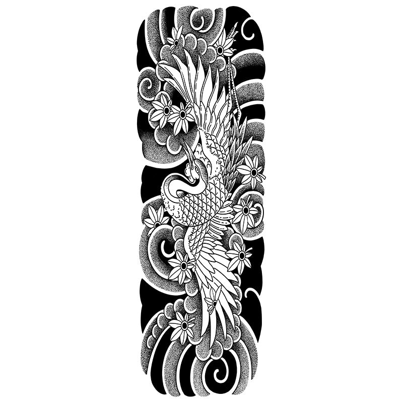 Wind & Cloud Crane-InkOMG