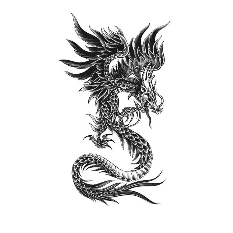 Winged Dragon Rise-InkOMG