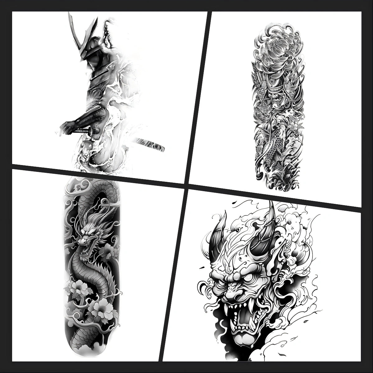 Eastern Legends Set Tattoo Designs